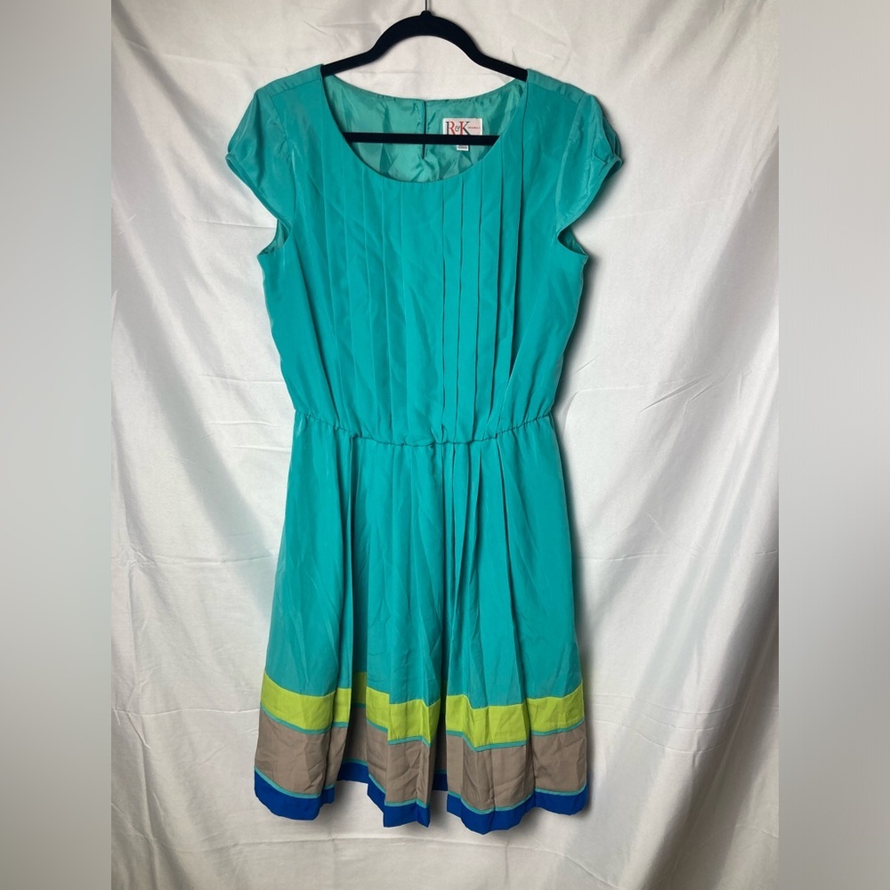 R&K originals stripe bottom dress woman’s size‎ 12